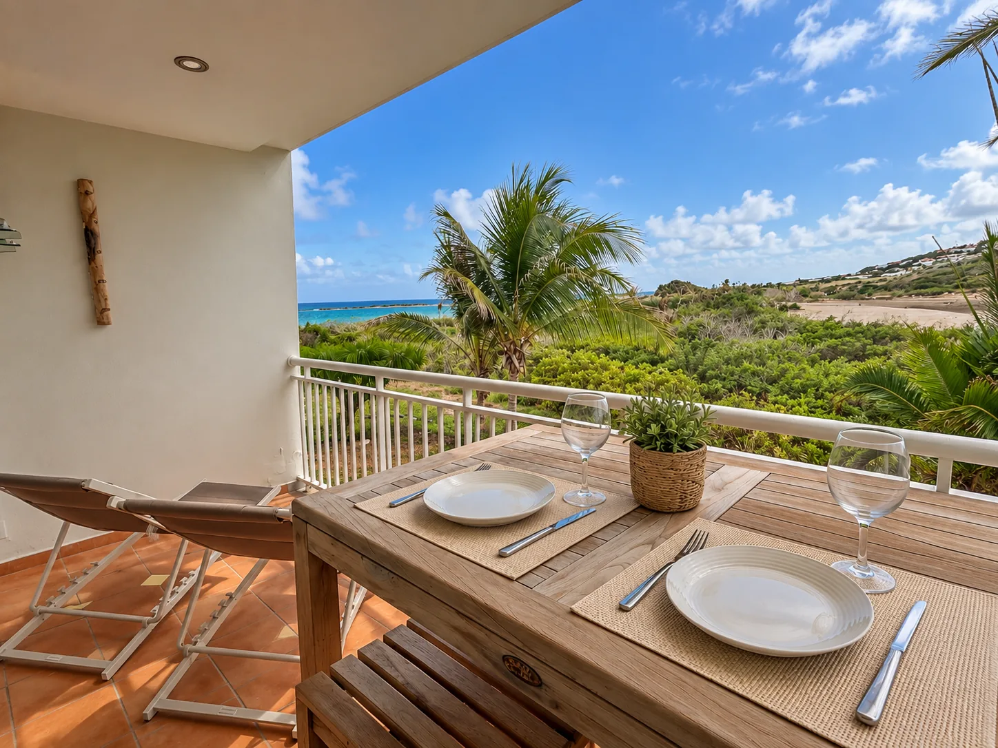 Sea-view terrace — Caribbean Escape